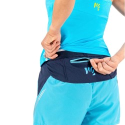 Kvinner kör shorts Karpos Fast Evo W Shorts blå atoll
